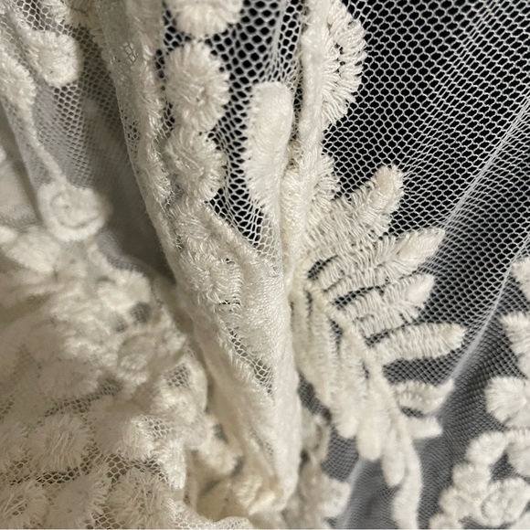 SHEIN Women’s Beach Lace open front Cover up cardigan kimono Small - Picture 3 of 8